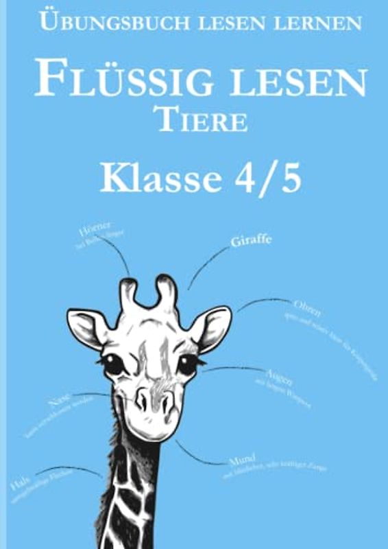 Übungsbuch lesen lernen - Flüssig lesen: Tiere