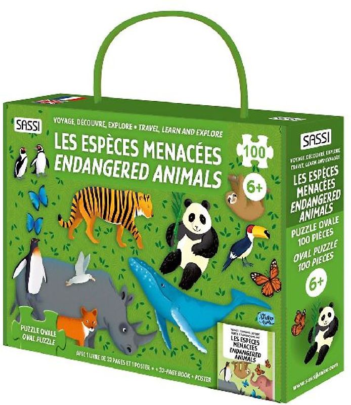 Les espèces ménacées. Voyage, découvre, explore- Endangered animals. Travel, learn and explore