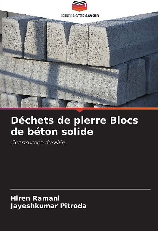 Déchets de pierre Blocs de béton solide