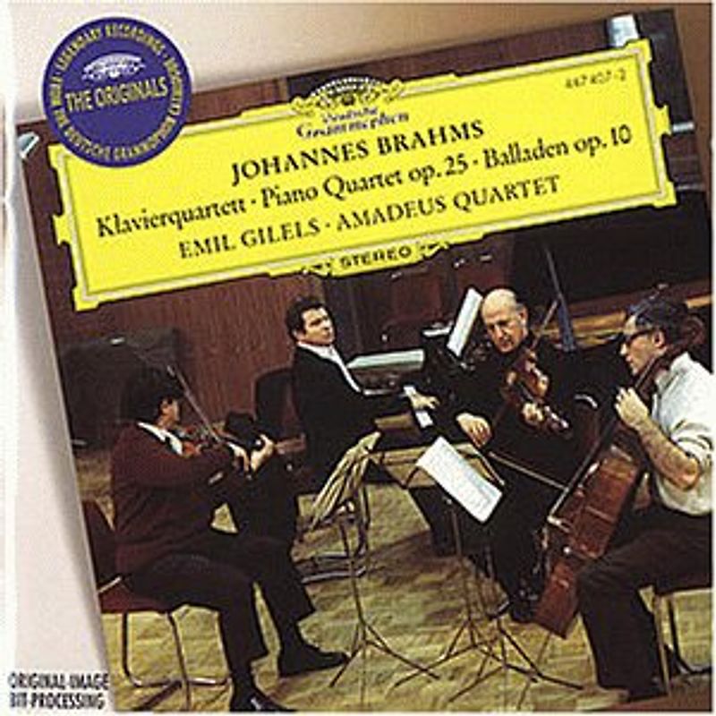 Johannes Brahms - Brahms: Klavierquartett op.25/Balladen op.10