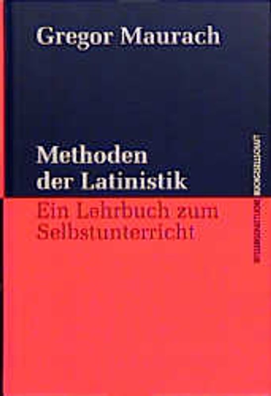 Methoden der Latinistik