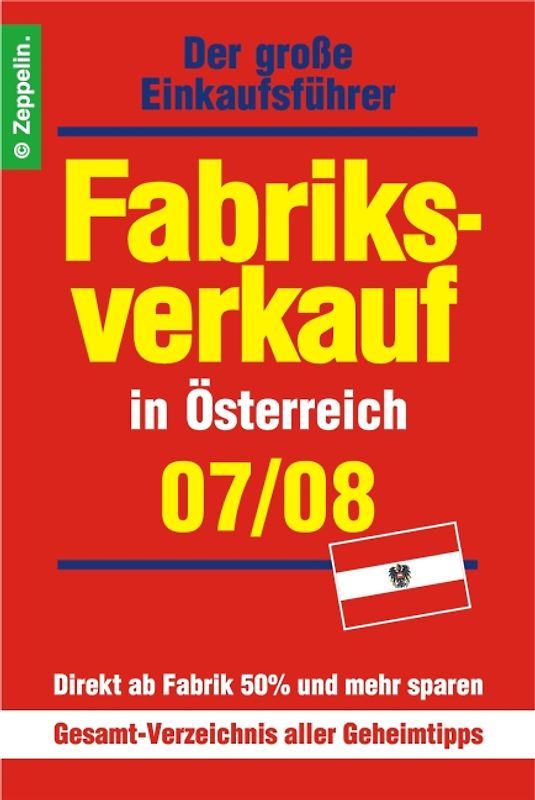 Fabriksverkauf in Österreich - 07/08