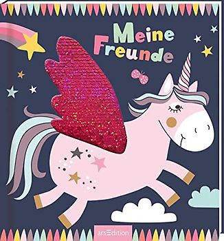 Meine Freunde - Einhorn (mit Wendepailletten)