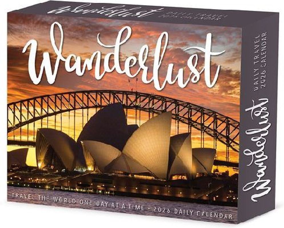 Wanderlust 2026 5.4 X 6.2 Box Calendar