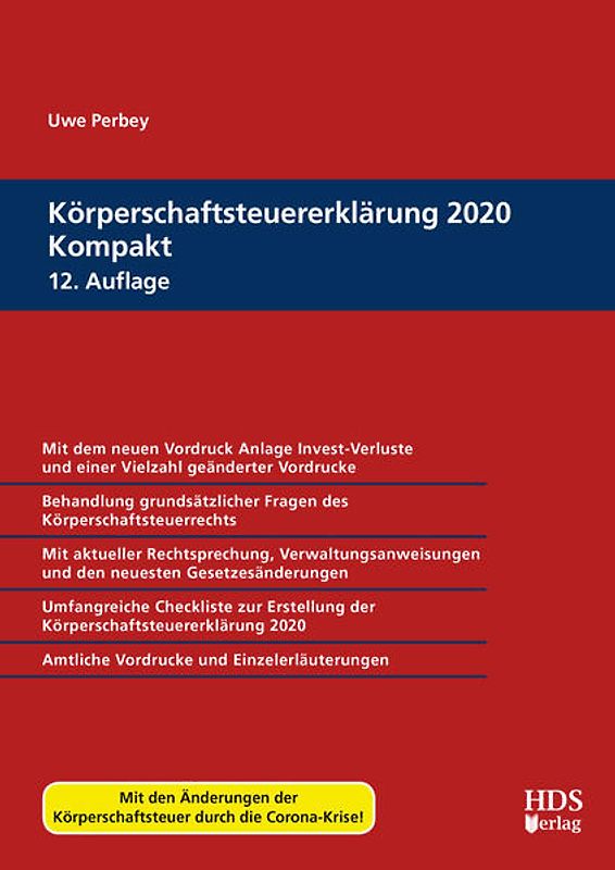 Körperschaftsteuererklärung 2020 Kompakt