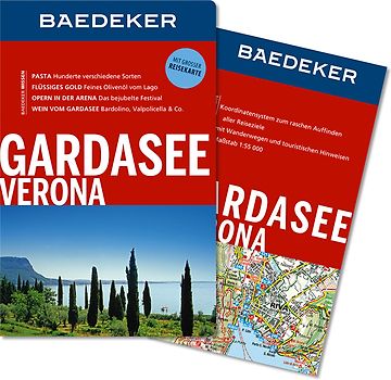 Baedeker Reiseführer Gardasee, Verona. mit GROSSER REISEKARTE