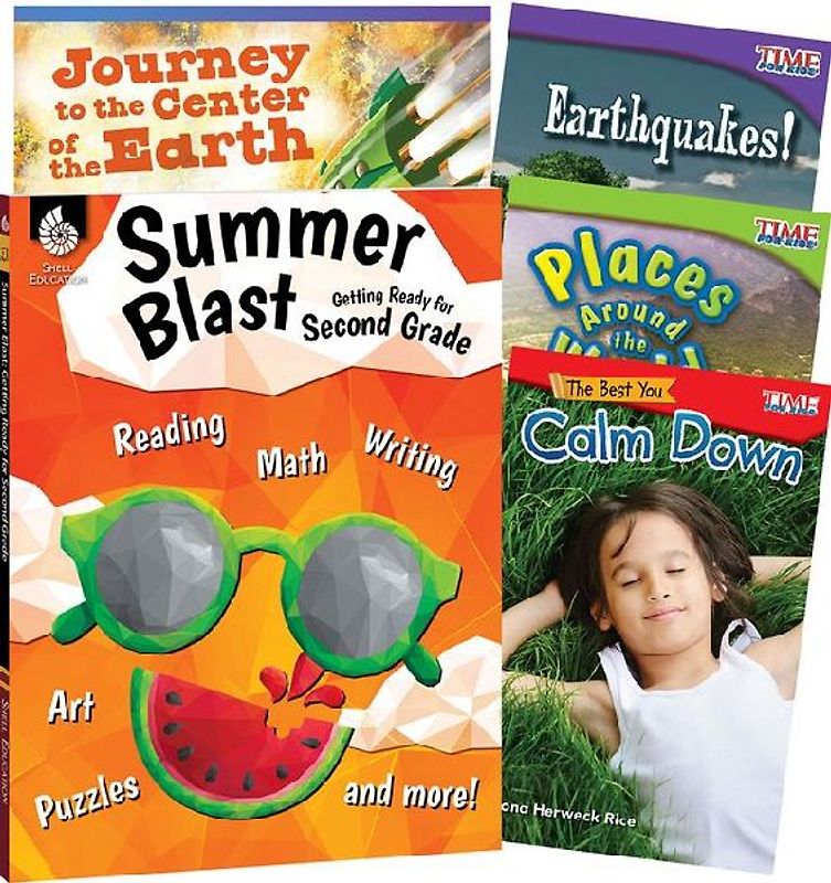 Learn-At-Home: Summer Reading Bundle Grade 2: 5-Book Set