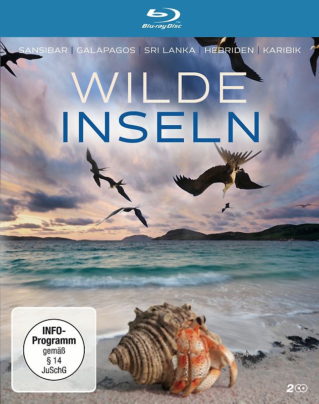Wilde Inseln (Sansibar / Die Karibik / Galapagos / Sri Lanka / Die Hebriden) [2 Discs] Blu-ray Disc