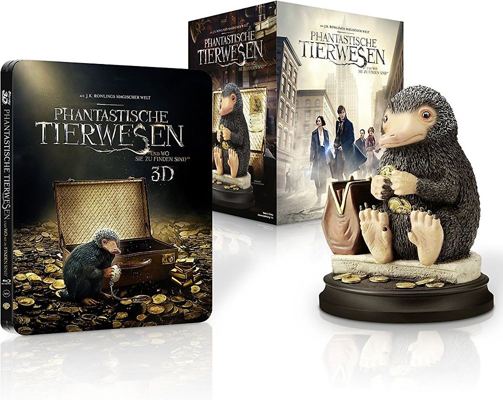 Phantastische Tierwesen und wo sie zu finden sind 3D [inkl.  2D, mit Niffler-Figur] 3D Blu-ray Disc
