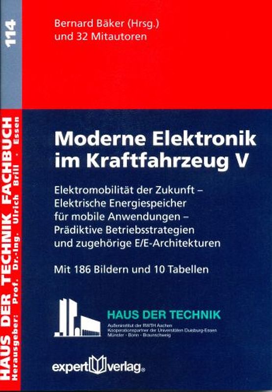 Moderne Elektronik im Kraftfahrzeug, V: