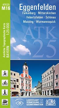ATK25-M16 Eggenfelden (Amtliche Topographische Karte 1:25000)
