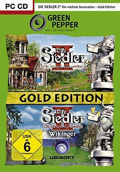 Die Siedler 2 - Nächste Generation [Gold Edition inkl. AddOn, Green Pepper] PC Spiele