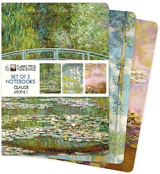 Claude Monet Set of 3 Standard Notebooks