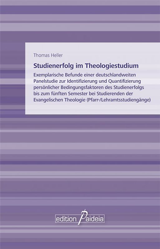 Studienerfolg im Theologiestudium