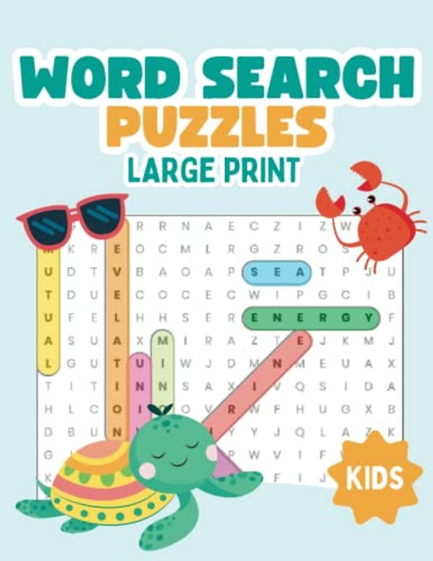 Summer Word Search Puzzles for Kids: 46 Fun Things To Do this Sunny Season to Help Children Learn New Vocabulary and Spelling. Large Print
