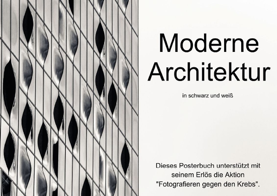Moderne Architektur in schwarz und weiß (Posterbuch DIN A4 quer)