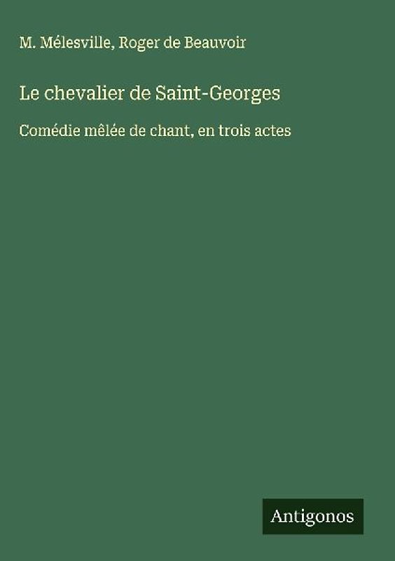 Le chevalier de Saint-Georges