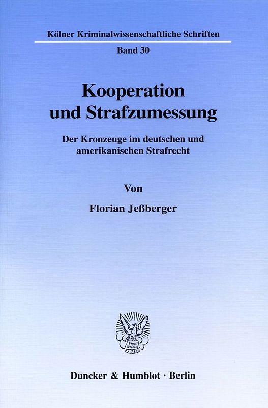 Kooperation und Strafzumessung.