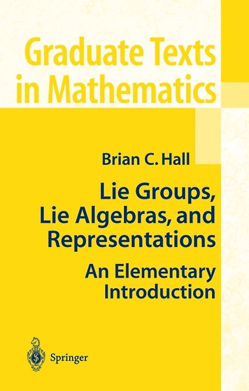 Lie Groups, Lie Algebras, and Representations