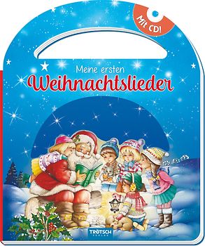 Trötsch Pappenbuch mit Henkel und CD Meine ersten Weihnachtslieder