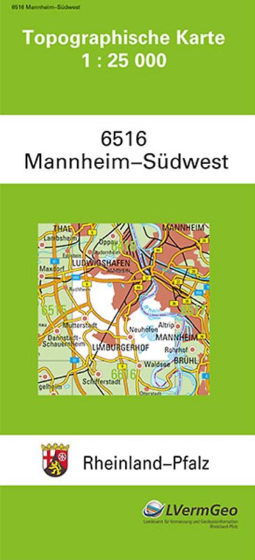 TK25 6516 Mannheim-Südwest