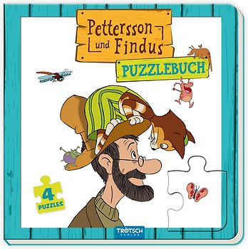 Trötsch Pettersson und Findus Pappenbuch Puzzlebuch