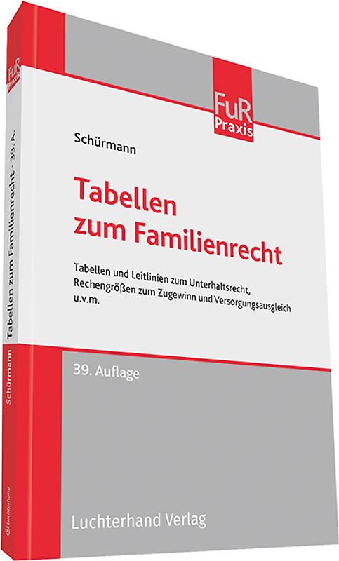 Tabellen zum Familienrecht