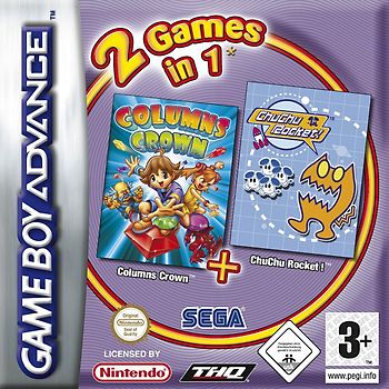 Columns Crown / ChuChu Rocket [2 in 1] Nintendo Game Boy Advance