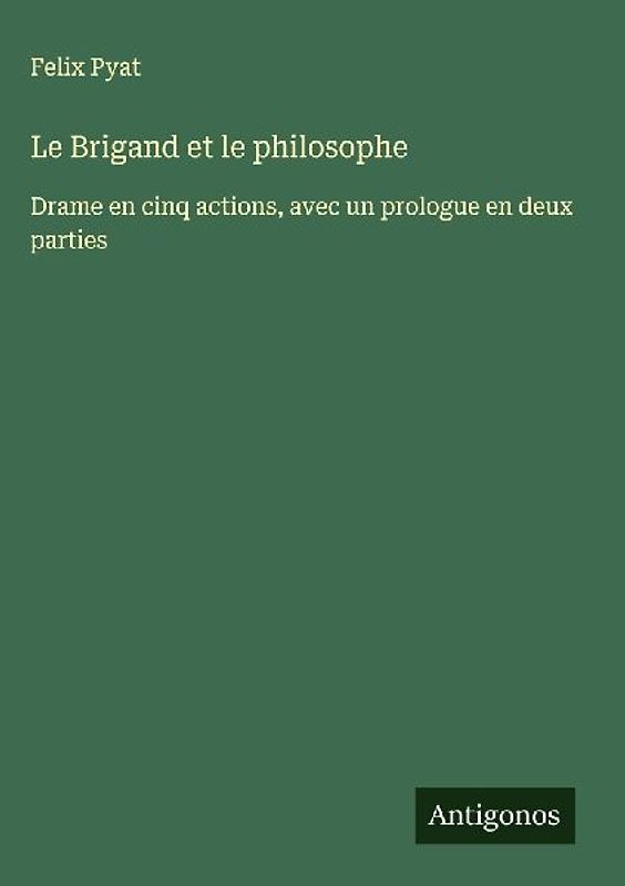 Le Brigand et le philosophe