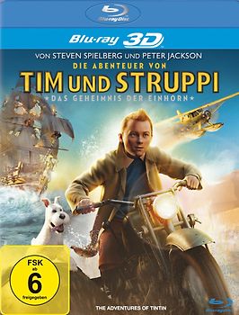 Die Abenteuer von Tim & Struppi - Das Geheimnis der Einhorn [3D Blu-ray] 3D Blu-ray Disc
