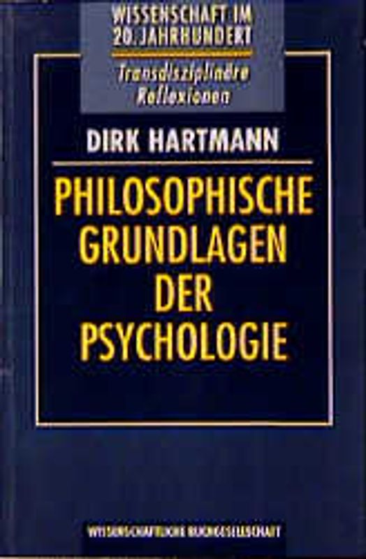 Philosophische Grundlagen der Psychologie