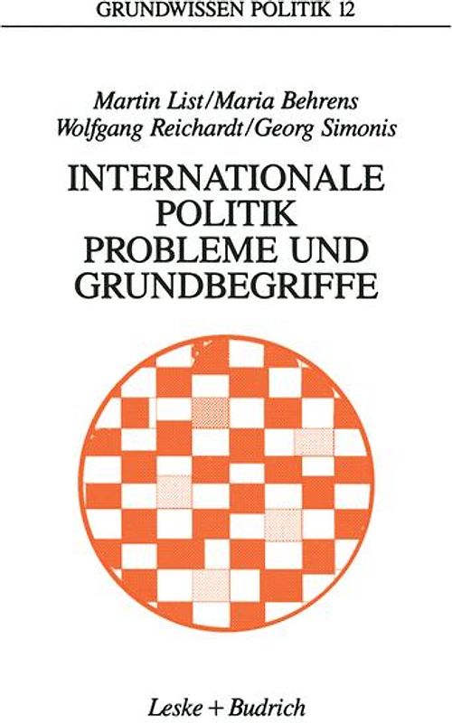 Internationale Politik. Probleme und Grundbegriffe