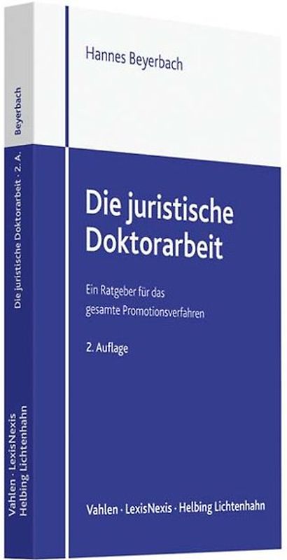 Die juristische Doktorarbeit