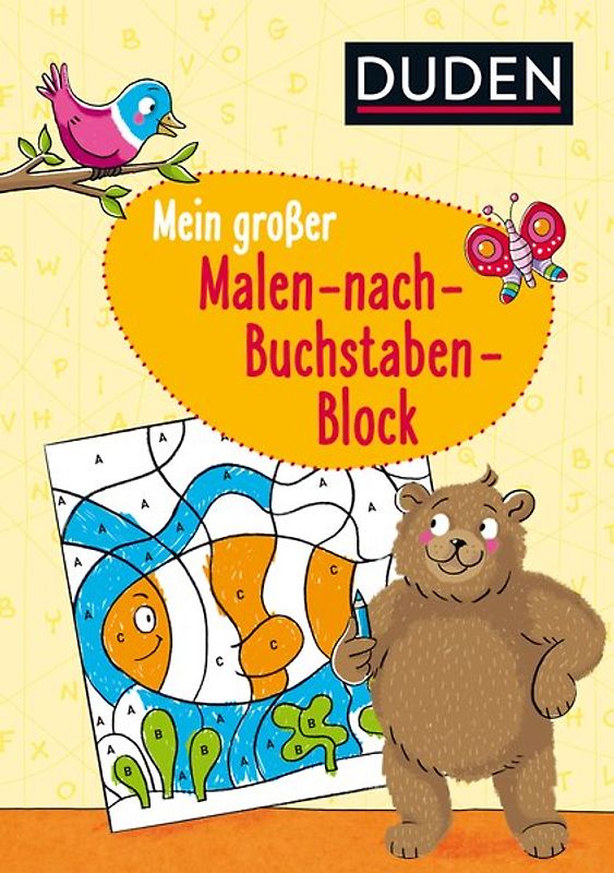 Duden: Mein großer Malen-nach-Buchstaben-Block