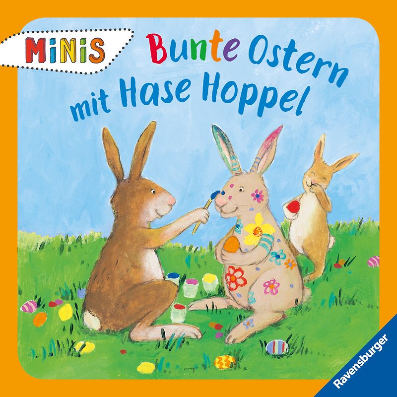 Bunte Ostern mit Hase Hoppel