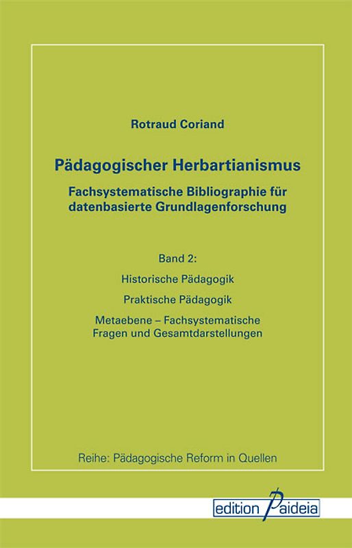 Pädagogischer Herbartianismus II