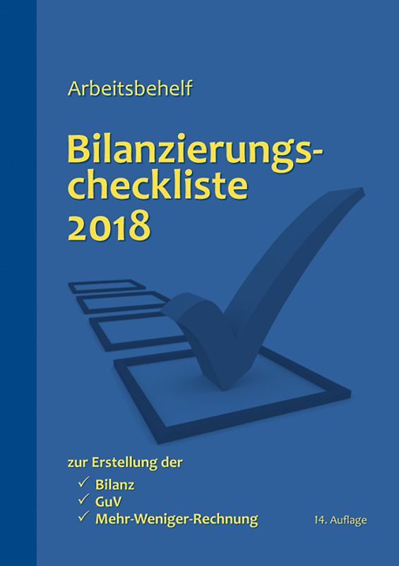 Bilanzierungscheckliste 2018