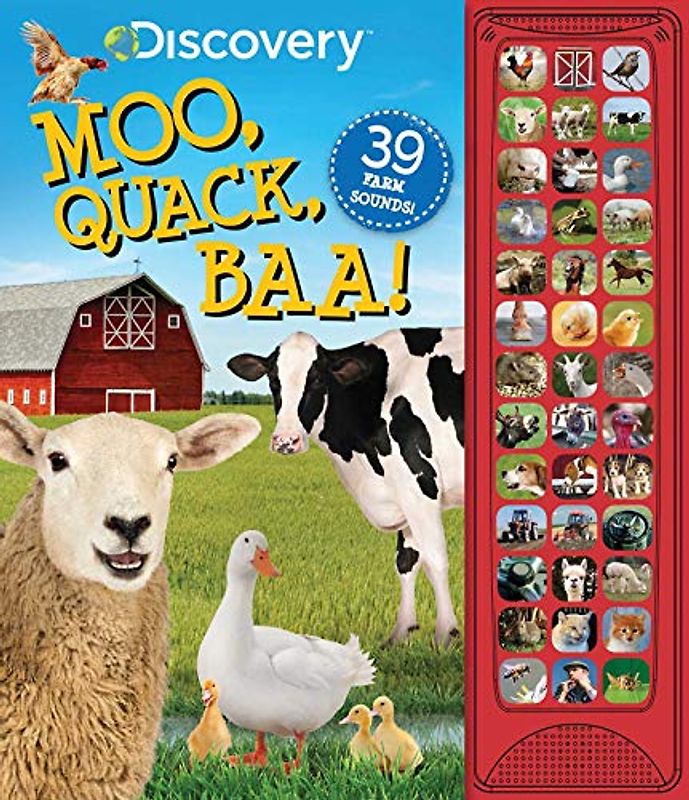 Discovery: Moo, Quack, Baa! (39-button Sound Books)