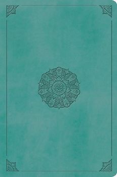 ESV Value Compact Bible, Red Letter (Trutone, Turquoise, Emblem Design)