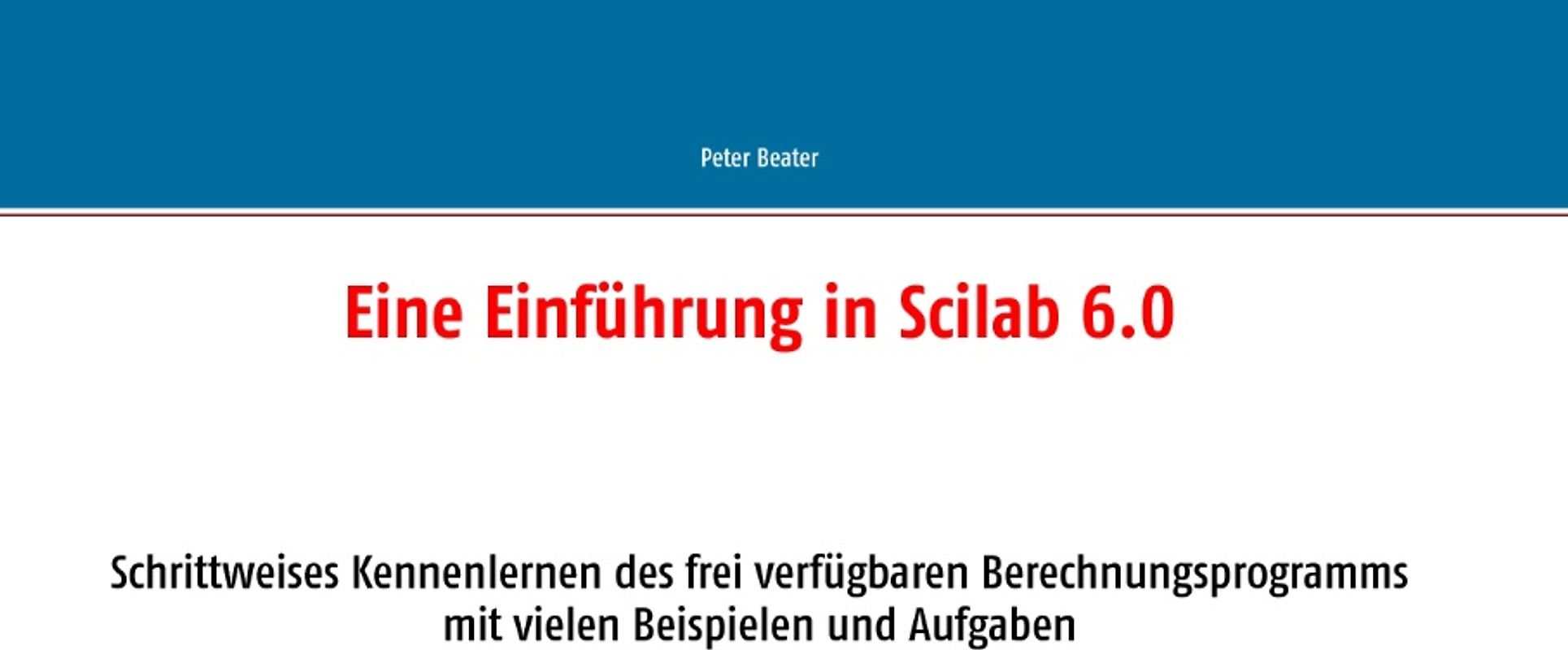 Eine Einführung in Scilab 6.0