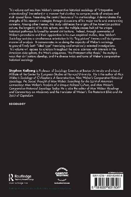 Max Weber's Sociology