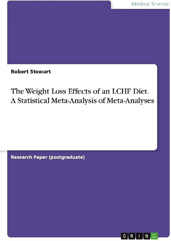 The Weight Loss Effects of an LCHF Diet. A Statistical Meta-Analysis of Meta-Analyses
