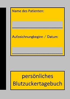 Persönliches Blutzuckertagebuch