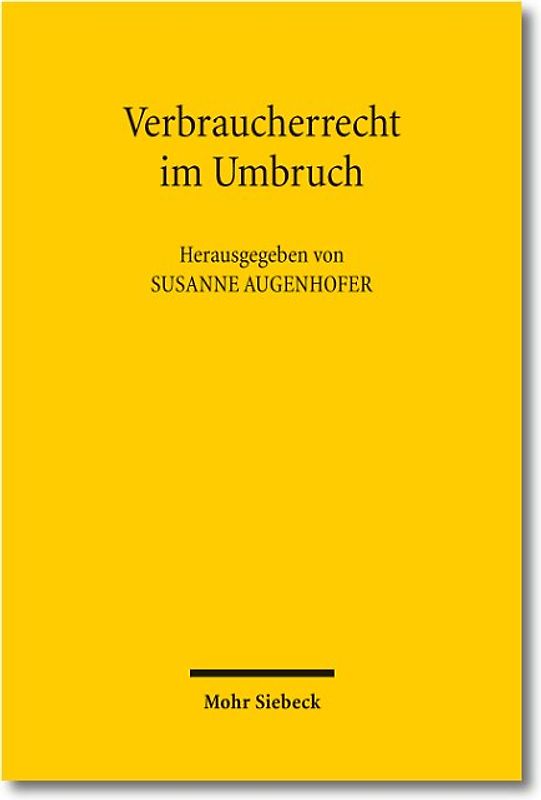 Verbraucherrecht im Umbruch