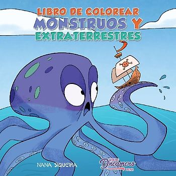 Libro de colorear monstruos y extraterrestres