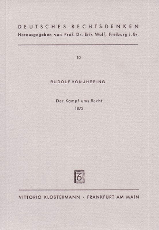 Der Kampf ums Recht (1872)