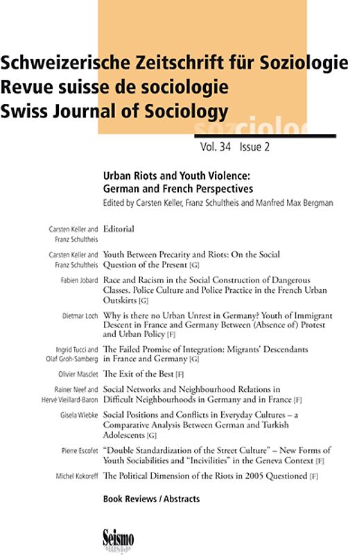 Schweizerische Zeitschrift für Soziologie