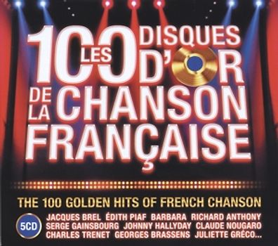Various - The 100 Golden Hits Of French Chanson [5 CDs]