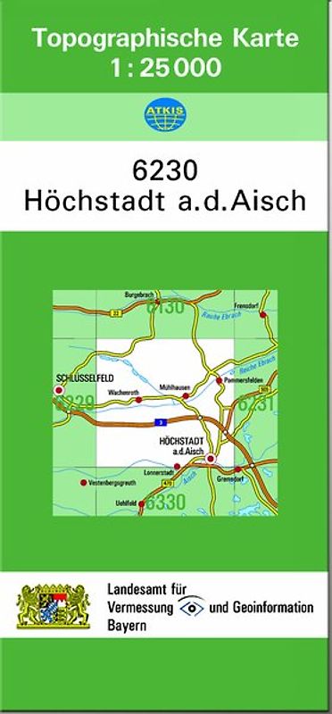TK25 6230 Höchstadt a.d.Aisch