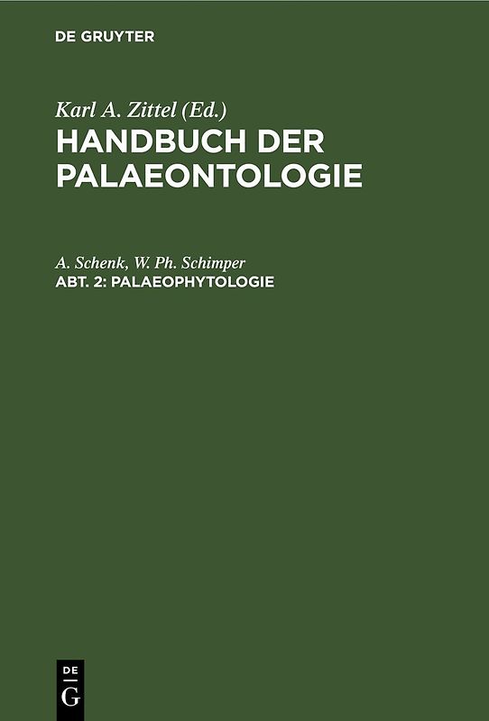 Handbuch der Palaeontologie / Palaeophytologie